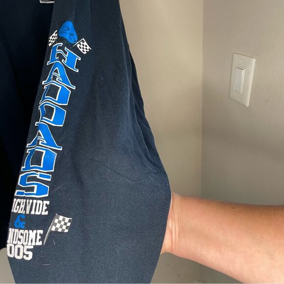 Vintage NASCAR 26 Wonder Car Racing Long Sleeve Tee High Wide Handsome Size XL - Picture 4 of 7